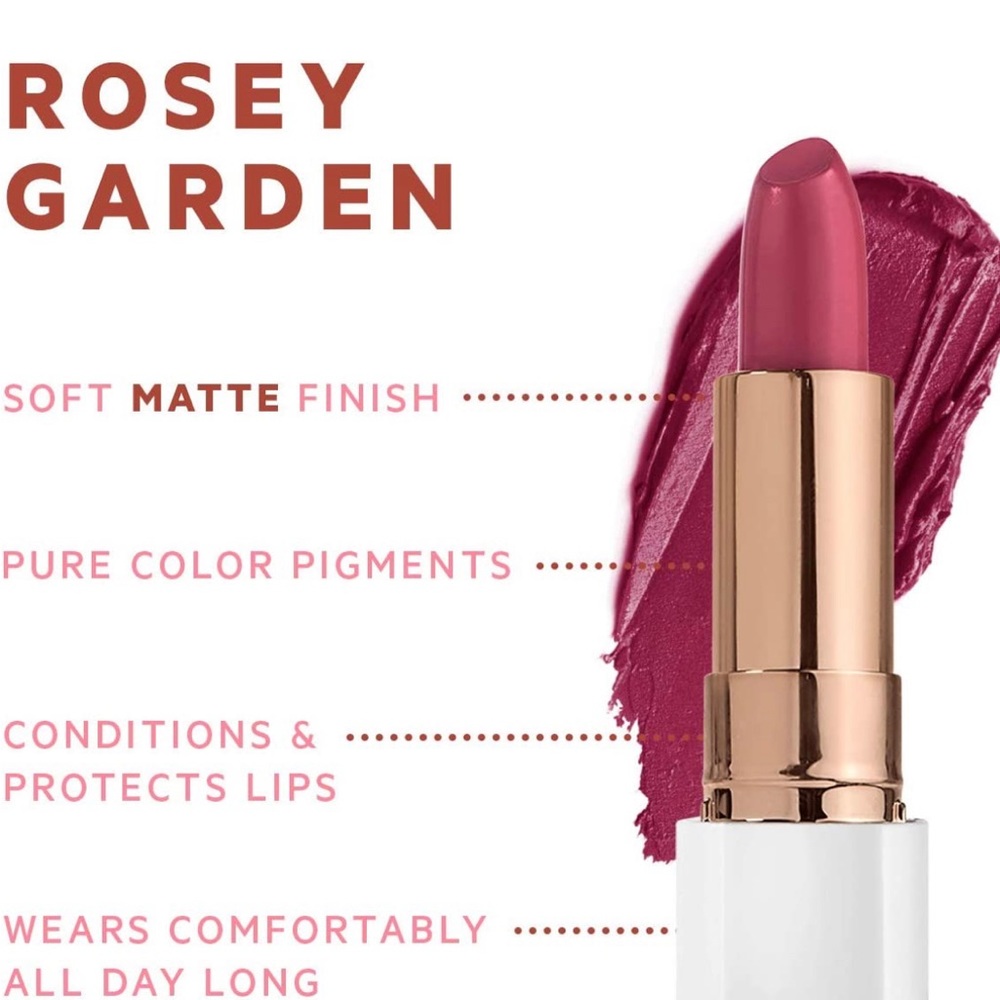 Flower Beauty Petal Pout Lip Color Soft Matte Creamy Finish - 065 ROSEY GARDEN